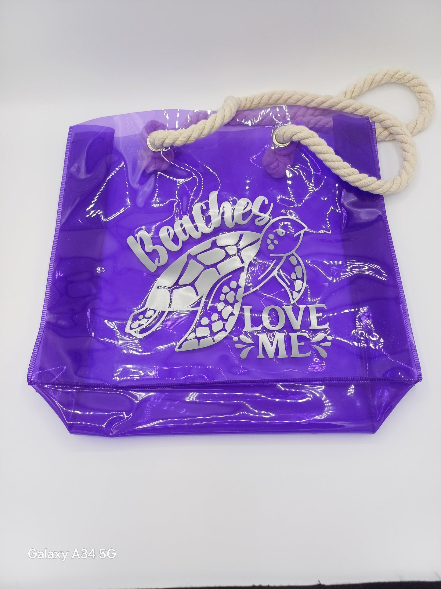pvc beach bag