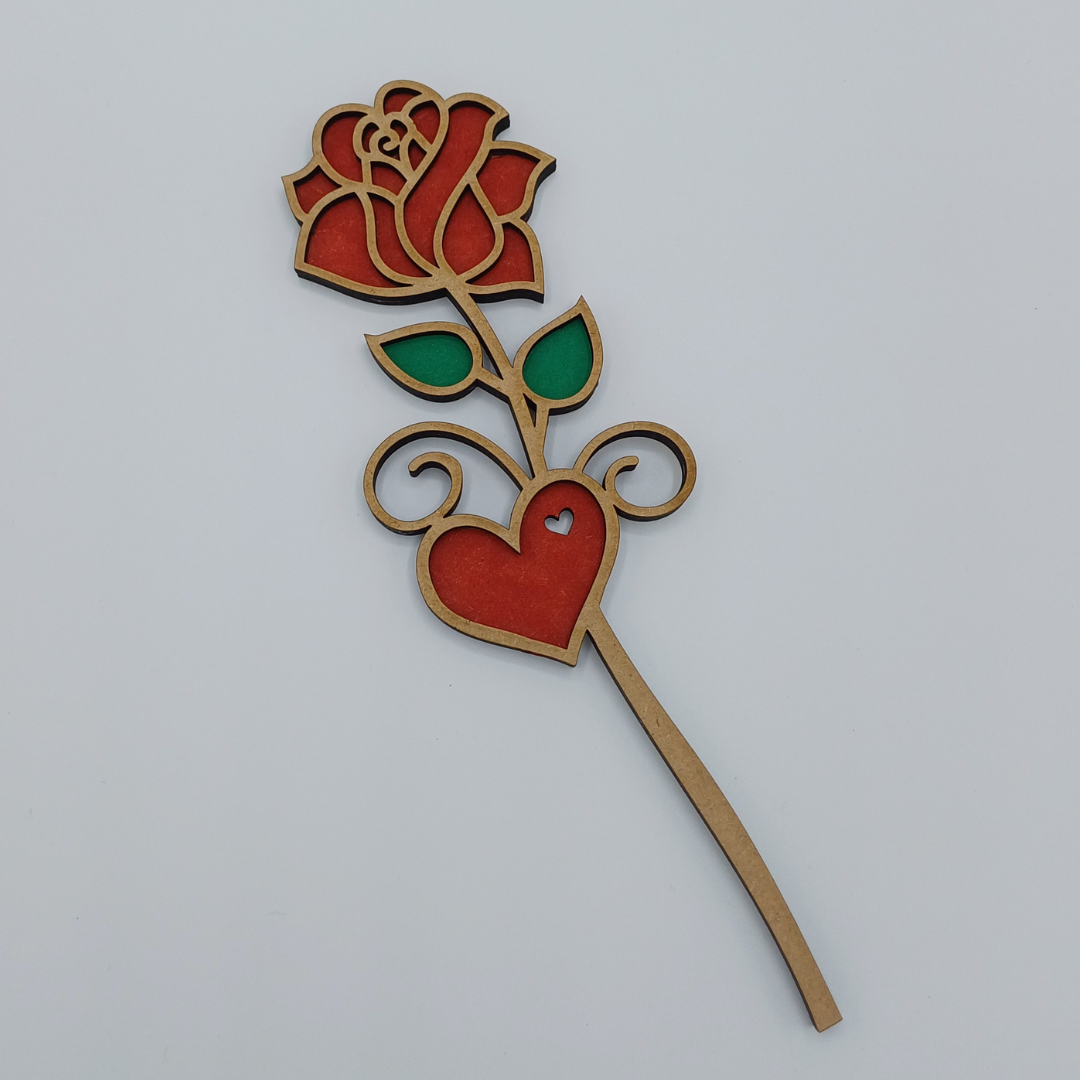 wooden rose