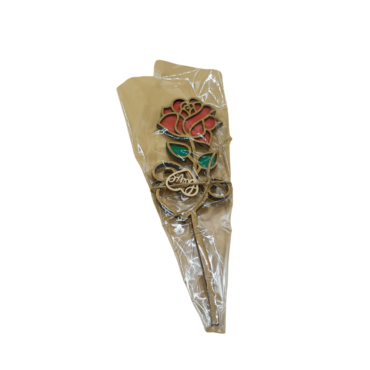 wooden rose